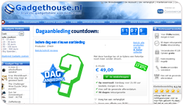 Screenshot Gadgethouse.nl