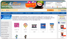 Screenshot Fun-en-feest.nl