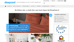 Screenshot SleepCool.nl
