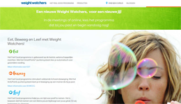 Screenshot WeightWatchers.nl