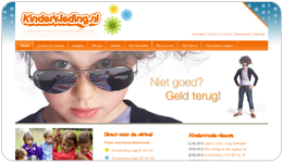 Screenshot Kinderkleding.nl