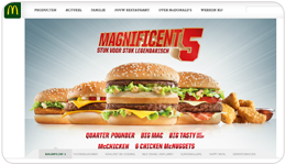 Screenshot McDonalds.nl