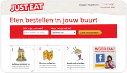 Screenshot JustEat.nl