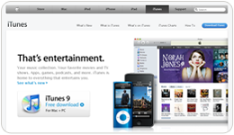 Screenshot iTunes Store