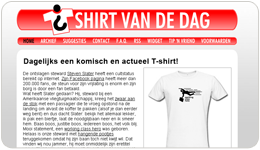 Screenshot Shirt van de dag