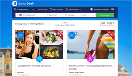 Screenshot SocialDeal.nl